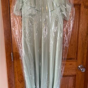 Birdy Grey Pistachio Chiffon Maxi Dress